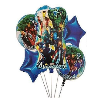 Avengers Foil Pack of Balloons - Set of 5 Foil Balloons